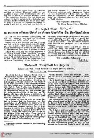 N.F. 6.1926 S. 80-82: Nochmals: Kunstblatt der Jugend