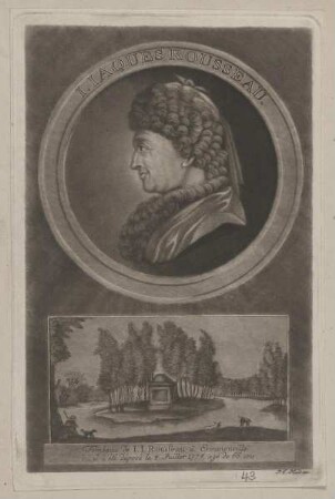 Bildnis des I. I. Rousseau