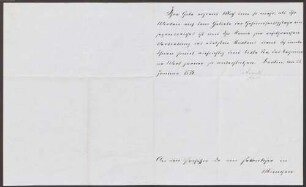 Max von Pettenkofer (1818-1901), Nachlass: Brief von Kaiserin Augusta an Max von Pettenkofer - BSB Pettenkoferiana II.2. Augusta, Dt. Kaiserin