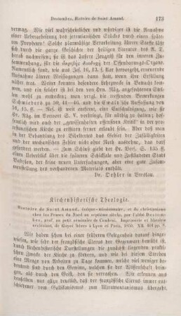 173-185 Kirchenhistorische Theologie