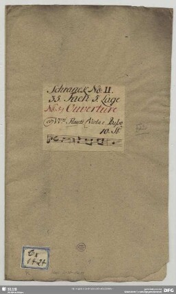 Suites - Mus.2-N-14,11 : strings, bc, fl (2), fag - F; FaWV deest