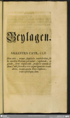 Beylagen