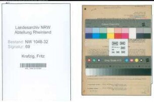 Entnazifizierung Fritz Krafzig , geb. 01.11.1901 (Beamter)