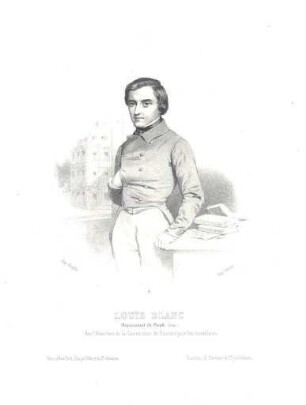 Louis Blanc. Représentant du Peuple (Seine). Ancien Président de la Commission de Gouvernement pour les travailleurs.