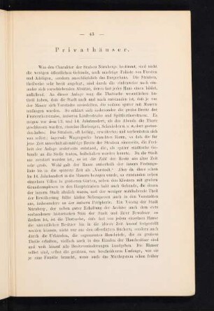 Privathäuser.