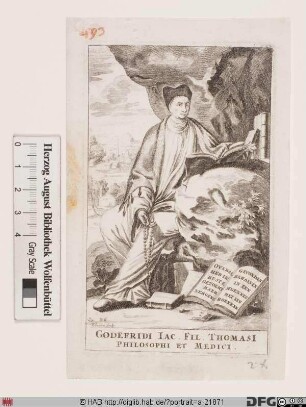 Bildnis Thomas a Kempis (od. von Kempen) (eig. Th. Hemerken, lat. Th. Malleolus)