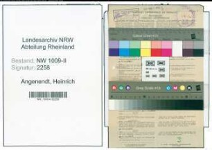 Entnazifizierung Heinrich Angenendt , geb. 08.02.1889 (Bildhauer)