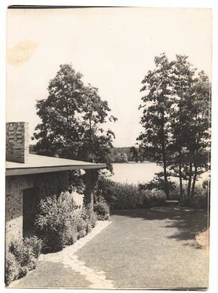 Garten Noack, Potsdam-Nedlitz: Terrasse und See