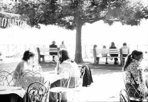 Meersburg: Seepromenade vom Restaurant See Pick aus