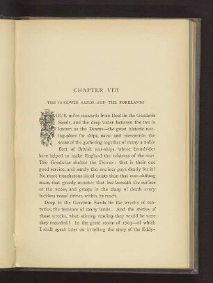 CHAPTER VIII. THE GOODWIN SANDS AND THE FORELANDS