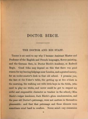 Doctor Birch and his young friends : By M. A. Titmarsh