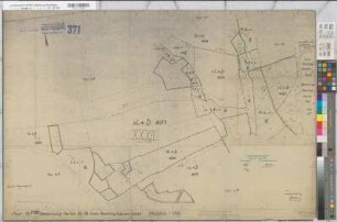 Recklinghausen (Recklinghausen), Flurbereinigung Hochlar, Schätzungsurkarte Herten Flur 15,4