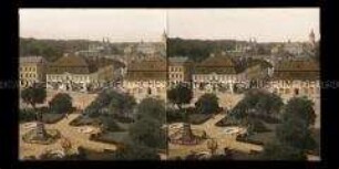 Blick vom Marktplatz zum Residenzschloss, Neustrelitz