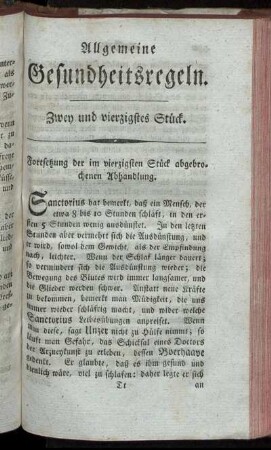 Zwey und vierzigstes Stück.
