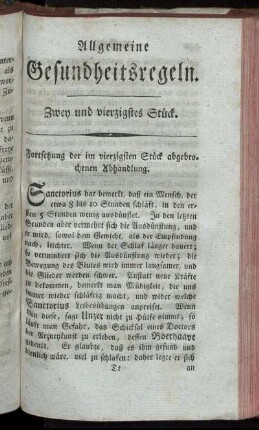 Zwey und vierzigstes Stück.