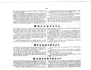 Braunsdorf, Bärenfels, Konradsdorf