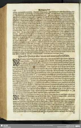 Auslegung des ein und neuntzigsten Psalms