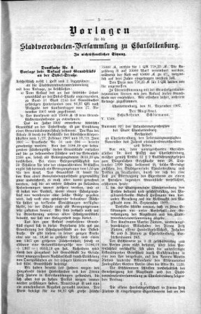 Vorlagen welche nicht für die Oeffentlichkeit bestimmt sind (4), 08. Januar 1908