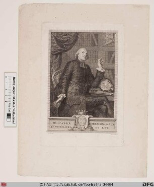 Bildnis Abbé Desmonceaux de Villeneuve