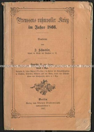 Darstellung des Preußisch-Österreichischer Kriegs 1866