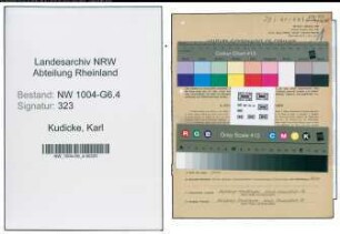 Entnazifizierung Karl Kudicke , geb. 30.01.1891 (Ingenieur)