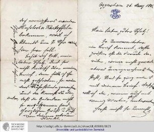 Brief vom 26.03.1886