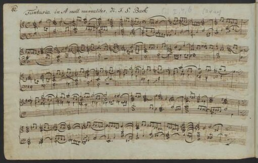 Fantasien and Fugen; org; a-Moll; BWV 904