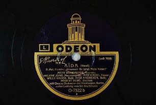 Aida : II. Akt, Finale "Himmel! Er ist's! Mein Vater!" / (Verdi)