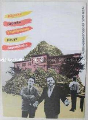 Informationsschrift des Museumspädagogischen Dienstes Berlin (West) über aktuelle Ausstellungen