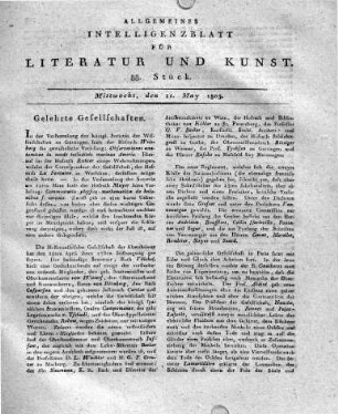 1803-05-11 : 88. Stück