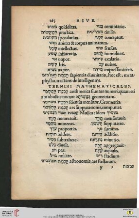 Termini mathematicales