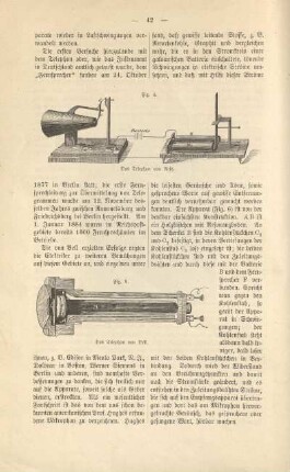 Fig. 4. Das Telephon von Reis ; Abbildung: Fig. 5. Das Telephon von Bell