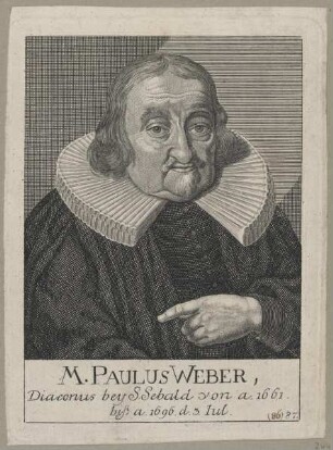 Bildnis des Paulus Weber