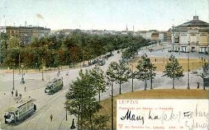 Leipzig: Promenade am Königs- und Rossplatz