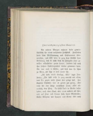 Zweiundzwanzigstes Kapitel