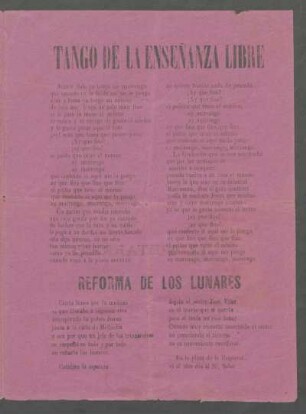 Tango de la enseñanza libre