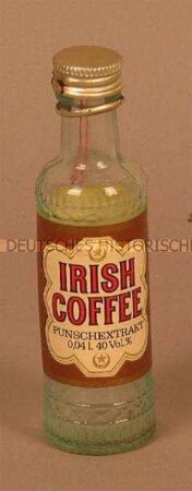 Flasche für "IRISH COFFEE"