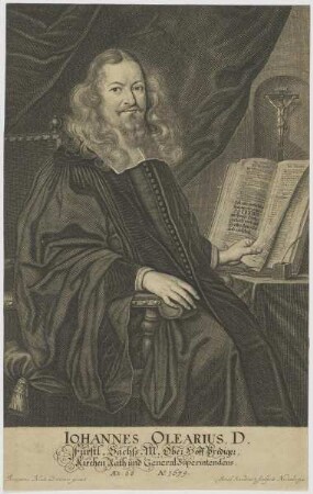 Bildnis des Iohannes Olearius