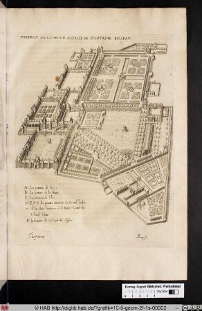 Portrait de la Maison Royalle de Fontainebelleau.