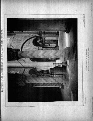 Tafel [15]: Sanct Godehard in Hildesheim. 3. Blick aus dem Umgang des östlichen Chores