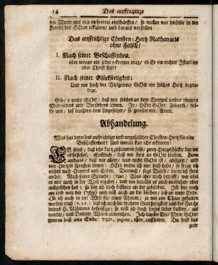 14-30, Abhandlung.