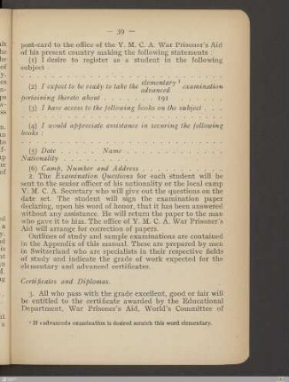 2. Examination questions