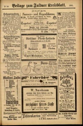 Zweite Ausgabe vom Samstag, den 27. April 1895.