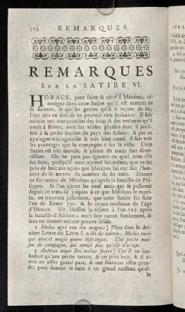304-325, Remarques; Notes