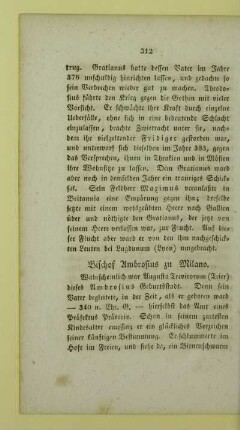 Bischof Ambrosius zu Milano