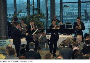 Eröffnung "Get together". Posaunenquartett des Heinrich-Schütz-Konservatoriums Dresden e. V.