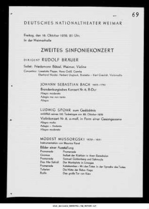 Zweites Sinfoniekonzert