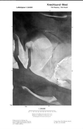 Knechtsand - West (Neuwerk-Scharhörn, Blatt 1), Gauß-Krüger-Koordinaten: Rechtswert: 3454, Hochwert: 5964