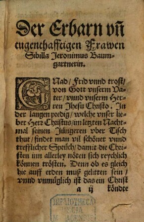 Passio oder Histori vom leyden Christi Jesu unsers Heylands