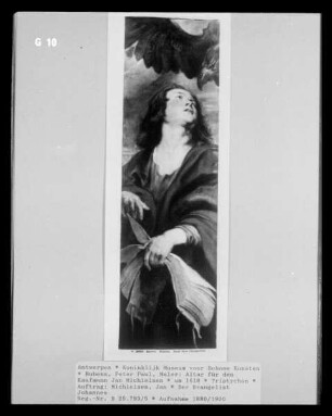 Altar für den Kaufmann Jan Michielsen — Der Evangelist Johannes